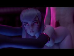 Overwatch's D.Va Takes a Big Dick at the Strip Club With a Creampie Finish 3D Hentai (HentaiSpark.com)